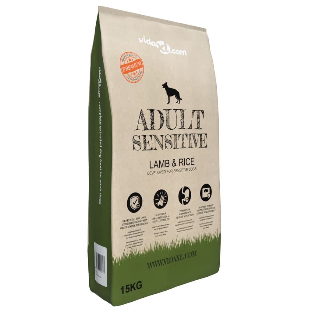 „Adult Sensitive Lamb & Rice” prémium száraz kutyatáp 15 kg
