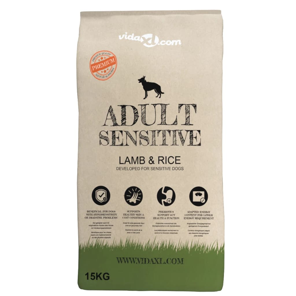 „Adult Sensitive Lamb & Rice” prémium száraz kutyatáp 15 kg - Image 2