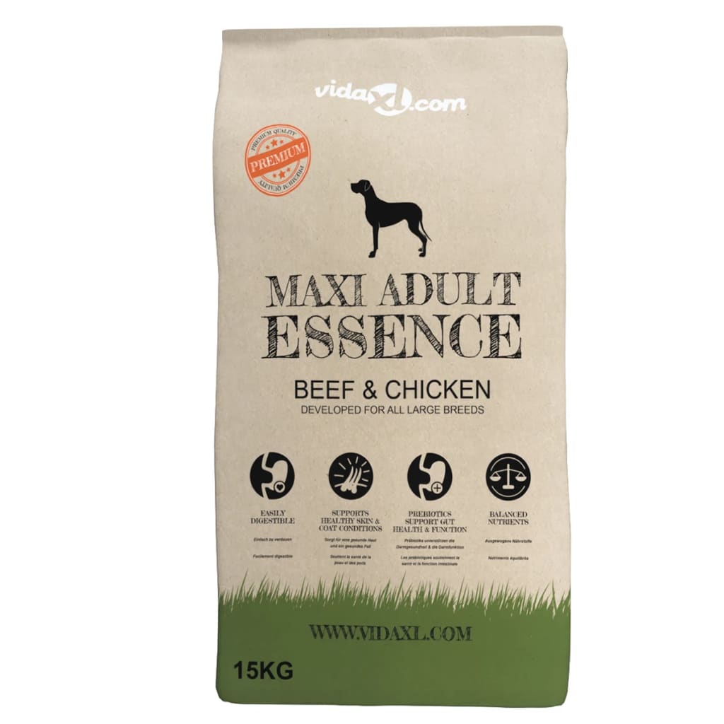 „Maxi Adult Essence Beef & Chicken” prémium kutyatáp 15 kg - Image 2