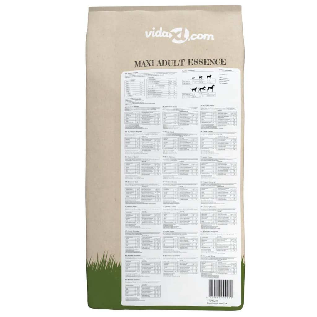 „Maxi Adult Essence Beef & Chicken” prémium kutyatáp 15 kg - Image 3