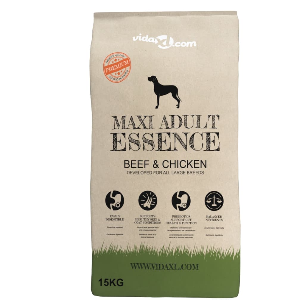 „Maxi Adult Essence Beef & Chicken” prémium kutyatáp (2 x 15 kg) - Image 2