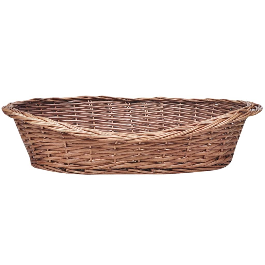 Természetes színű fűzfa kutyakosár/kisállatágy 69 cm - Image 2