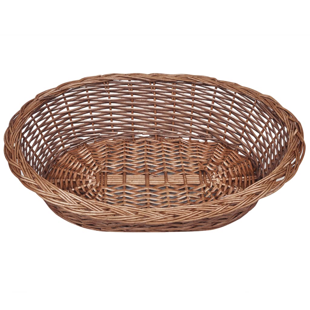 Természetes színű fűzfa kutyakosár/kisállatágy 69 cm - Image 3