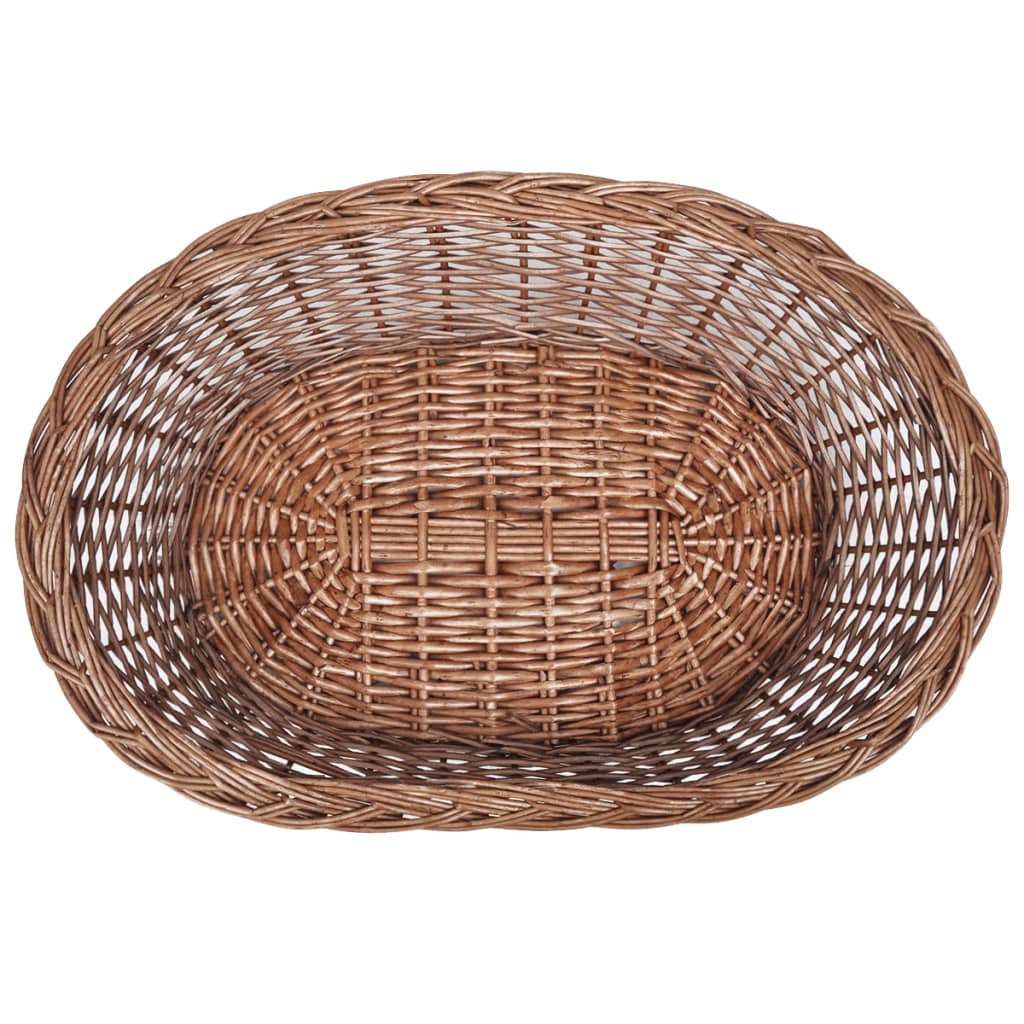 Természetes színű fűzfa kutyakosár/kisállatágy 69 cm - Image 4