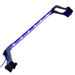 Kék és fehér LED-lámpa akváriumhoz szorítókkal 55 - 70 cm