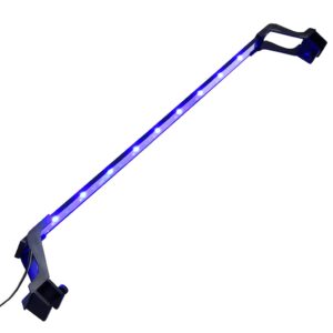Kék és fehér LED-lámpa akváriumhoz szorítókkal 75 - 90 cm