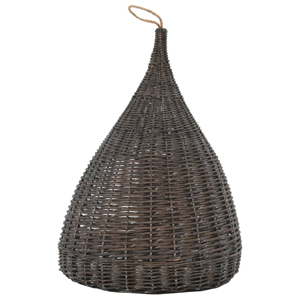 Szürke természetes fűzfa macskaház párnával és tipi-sátorral - Image 4