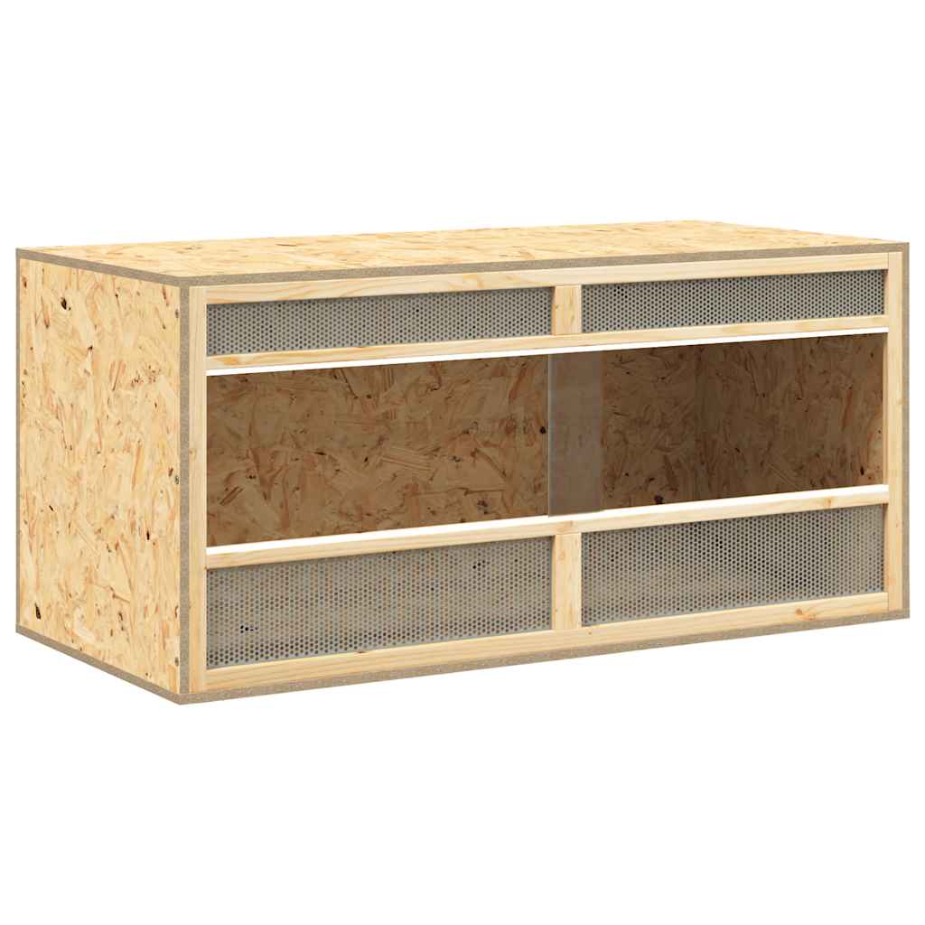 Szerelt fa terrárium 100x47x47 cm - Image 2