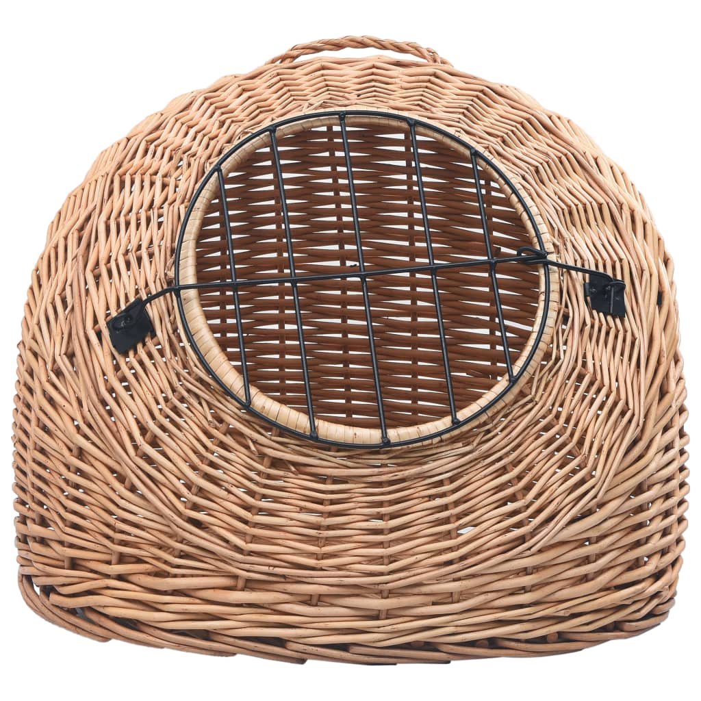 Természetes fűzfa macskaszállító kosár 60 x 45 x 45 cm - Image 4