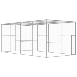 Horganyzott acél macskaketrec 6 x 3 x 2,5 m
