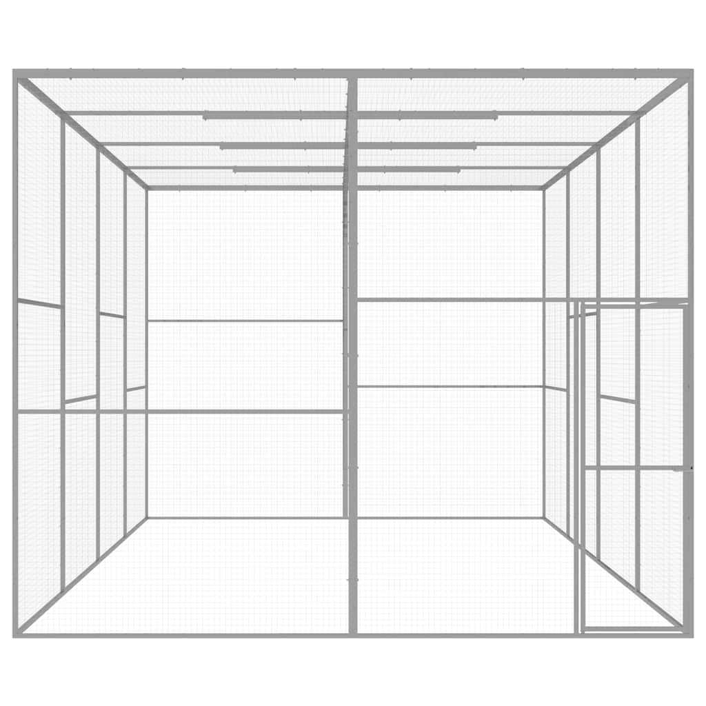 Horganyzott acél macskaketrec 6 x 3 x 2,5 m - Image 2
