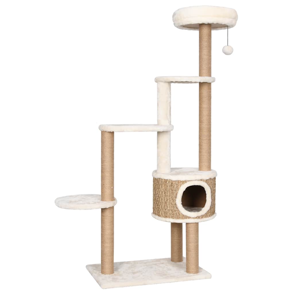 Tengerifű macskabútor luxuspárnával és kaparófával 148 cm - Image 2