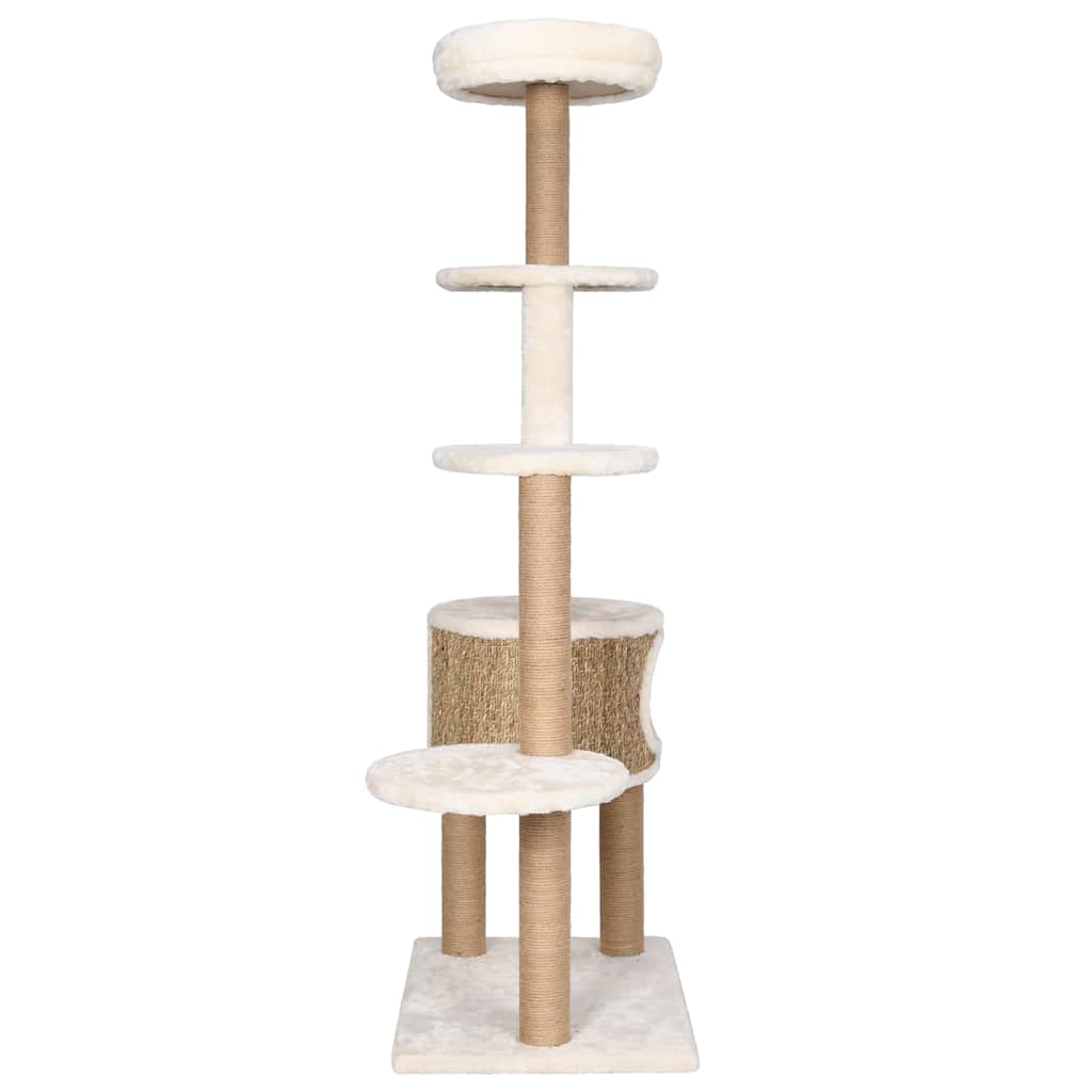 Tengerifű macskabútor luxuspárnával és kaparófával 148 cm - Image 4