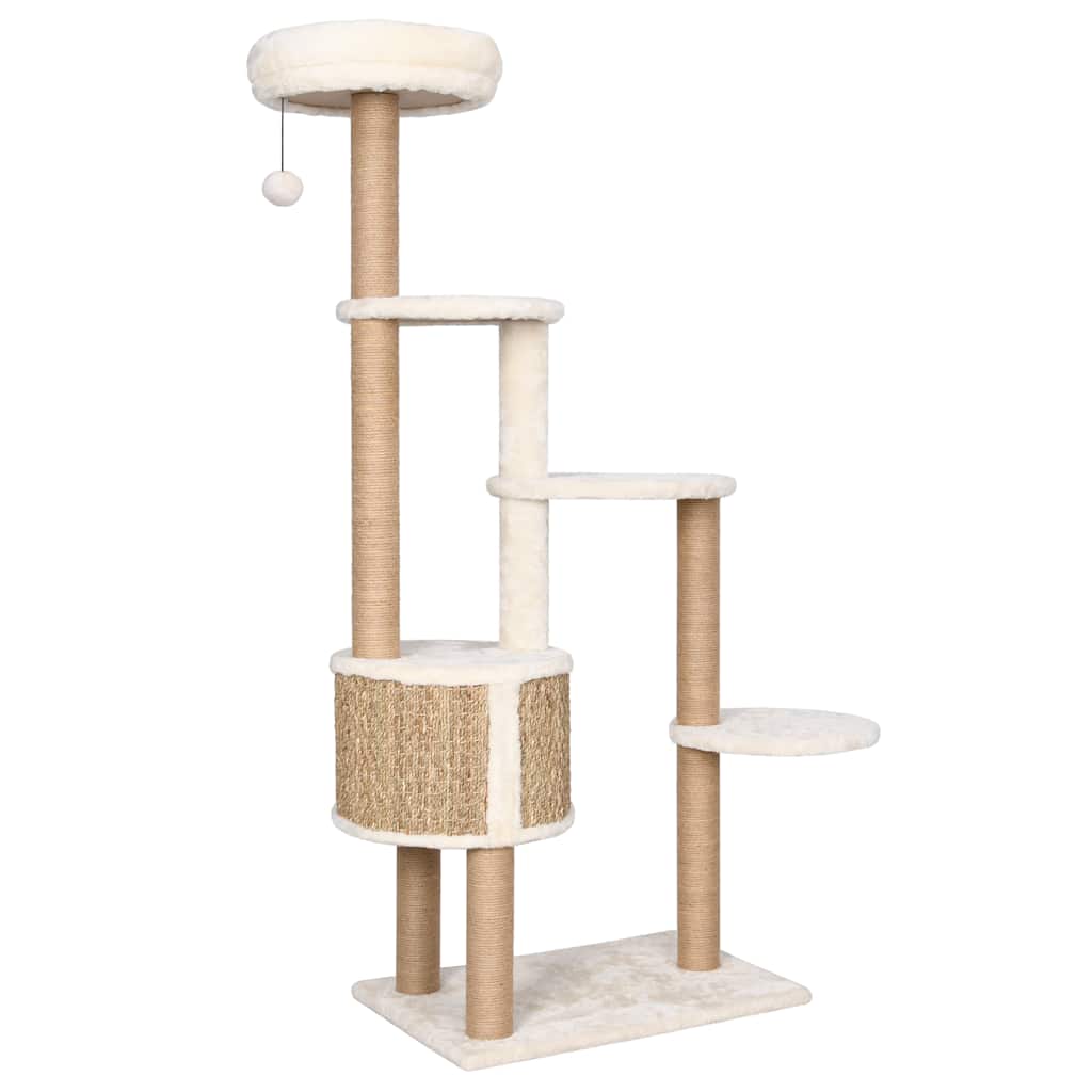 Tengerifű macskabútor luxuspárnával és kaparófával 148 cm - Image 5