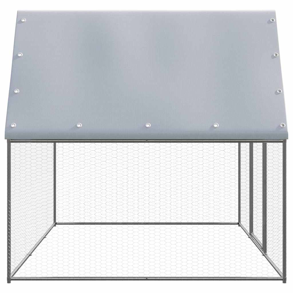 Kültéri horganyzott acél tyúkól 3 x 2 x 2 m - Image 3
