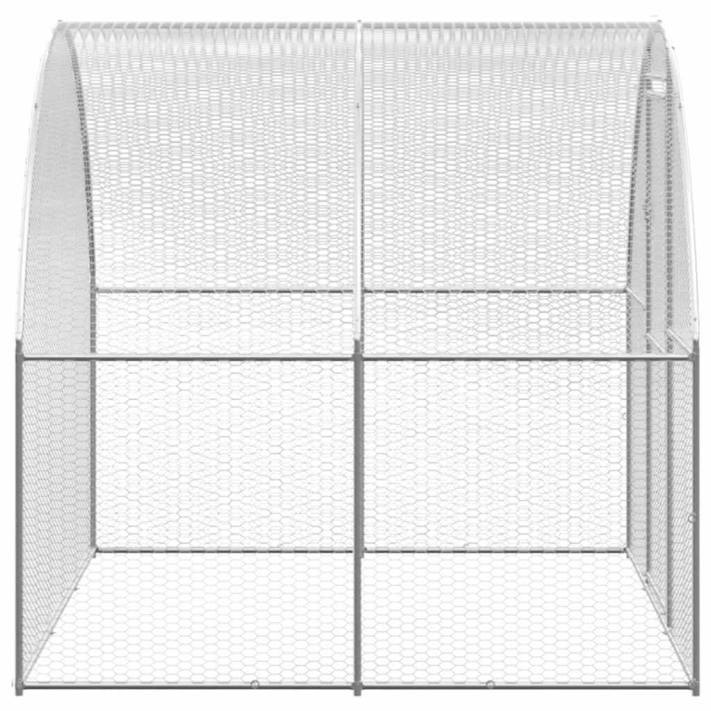 Kültéri horganyzott acél tyúkól 3 x 2 x 2 m - Image 3
