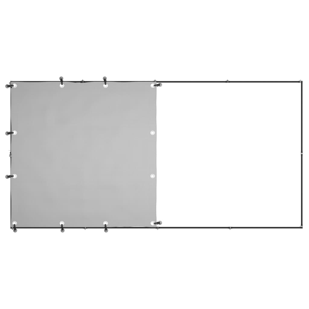 Fekete acél kutyakennel 2,42 m² - Image 4