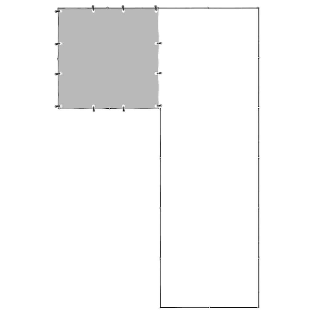 Fekete acél kutyakennel 4,84 m² - Image 5