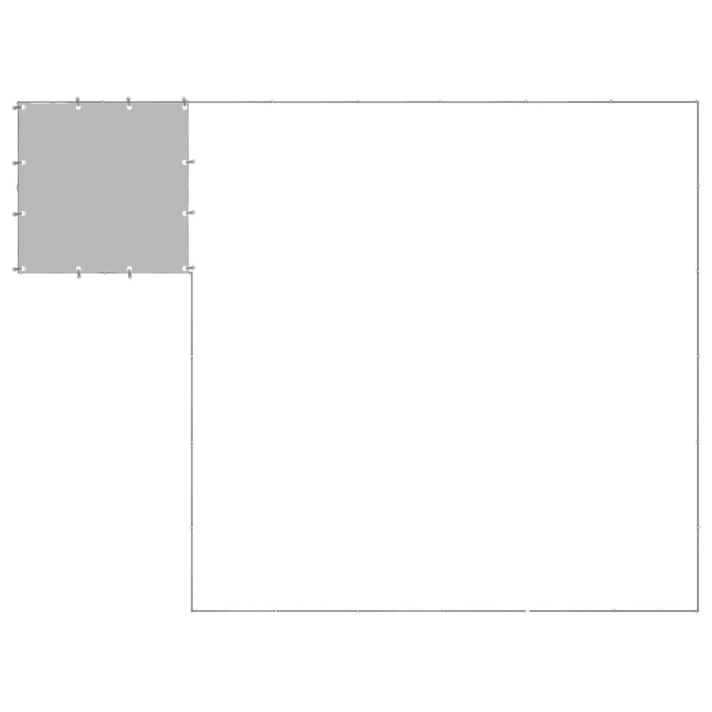 Ezüstszínű acél kutyakennel 12,1 m² - Image 4