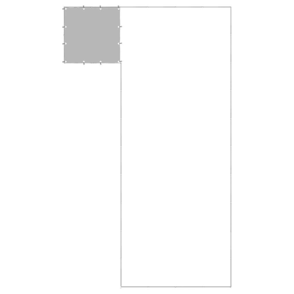Ezüstszínű acél kutyakennel 19,36 m² - Image 4