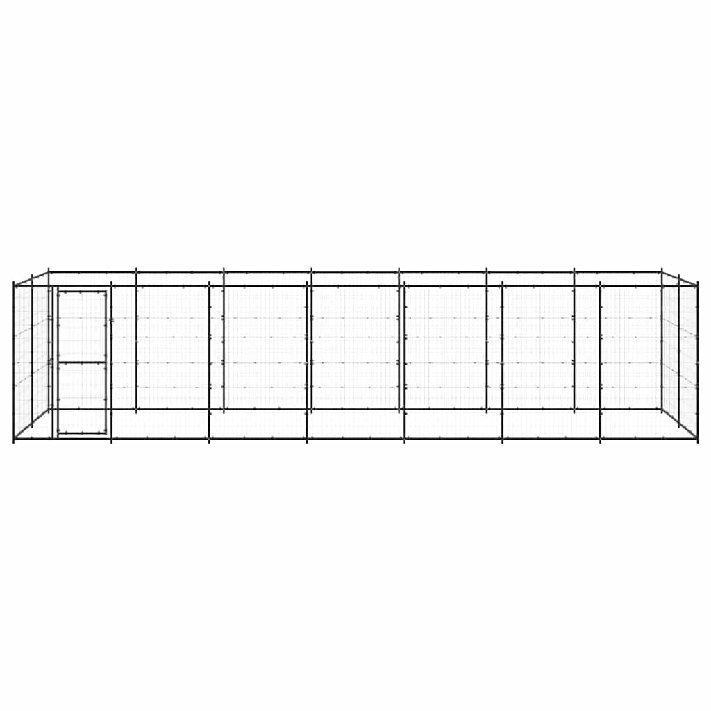 Kültéri acél kutyakennel 16,94 m² - Image 3