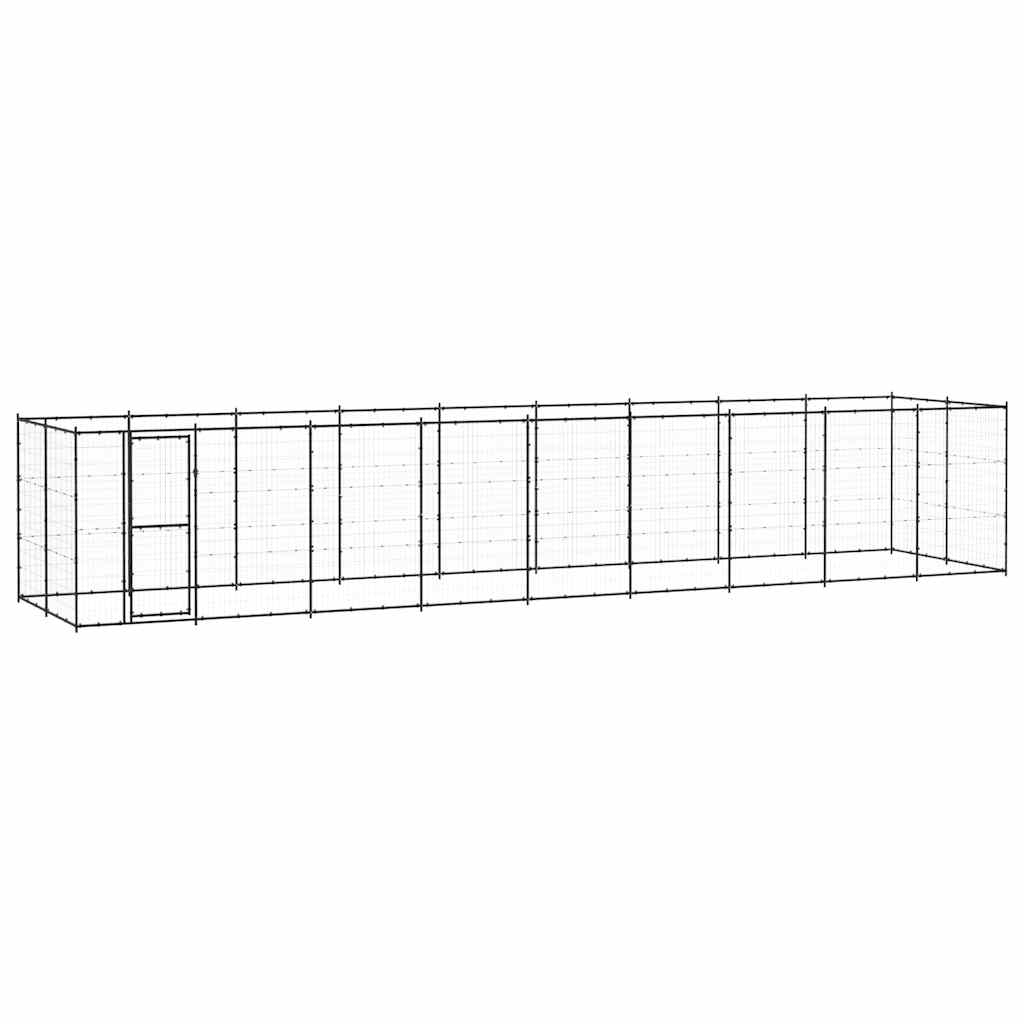 Kültéri acél kutyakennel 21,78 m² - Image 2