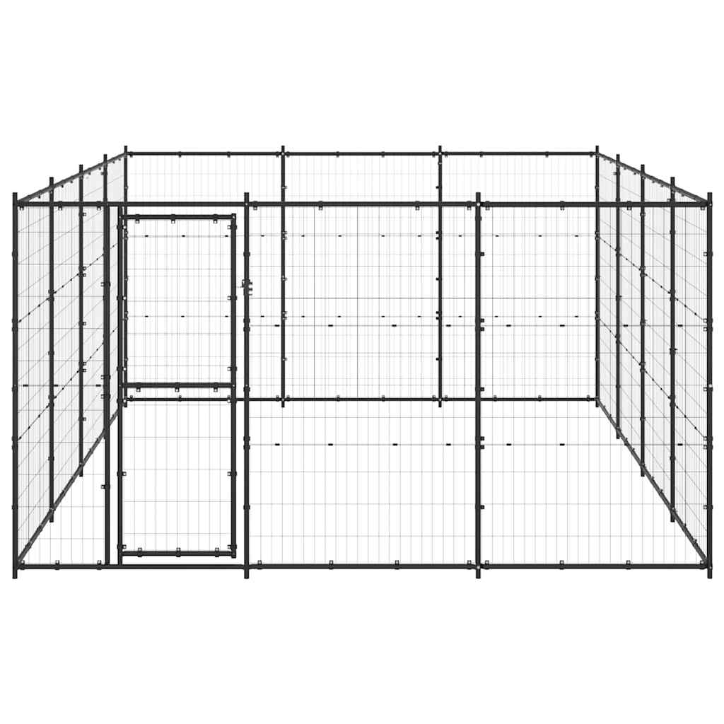 Kültéri acél kutyakennel 14,52 m² - Image 4