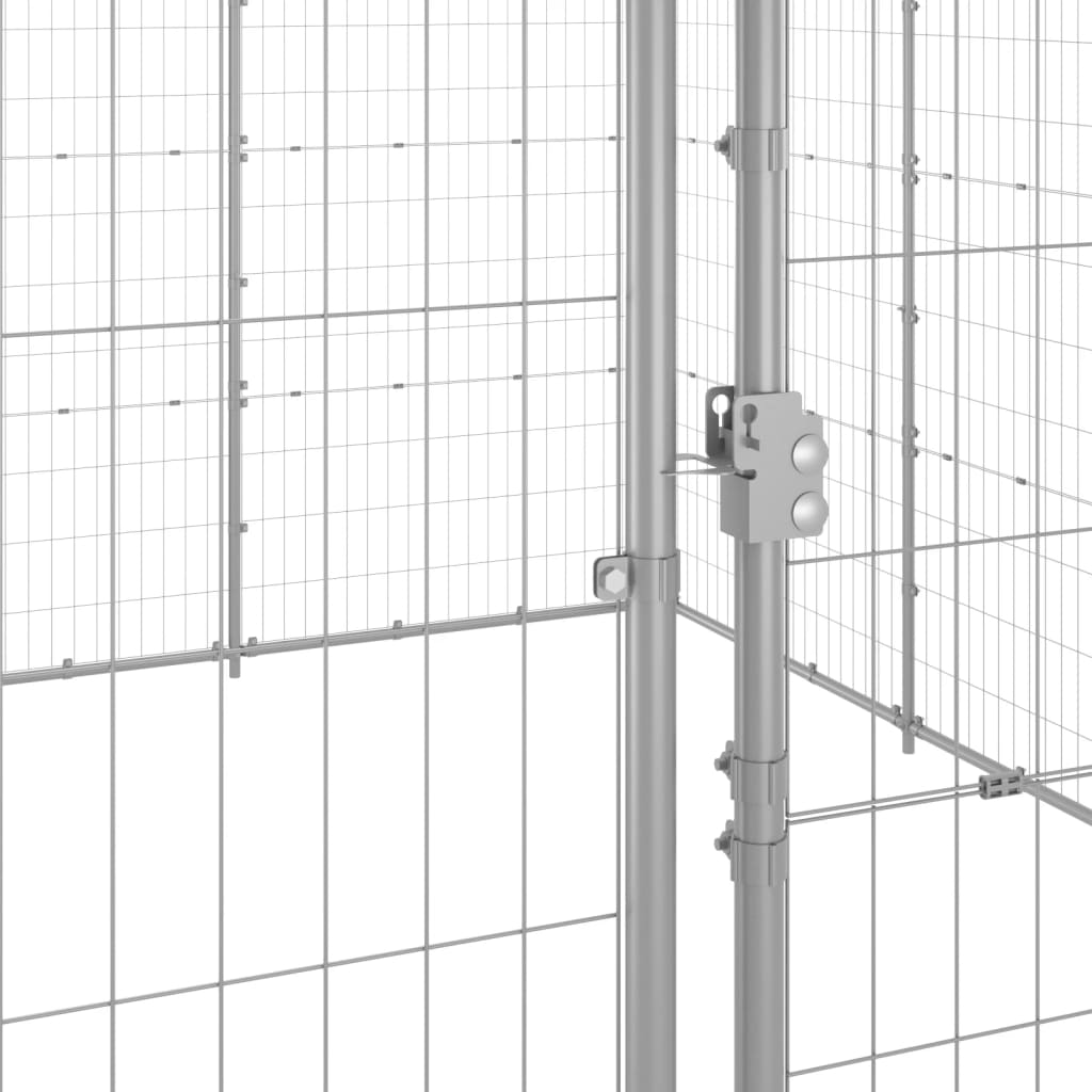 Kültéri horganyozott acél kutyakennel 43,56 m² - Image 5