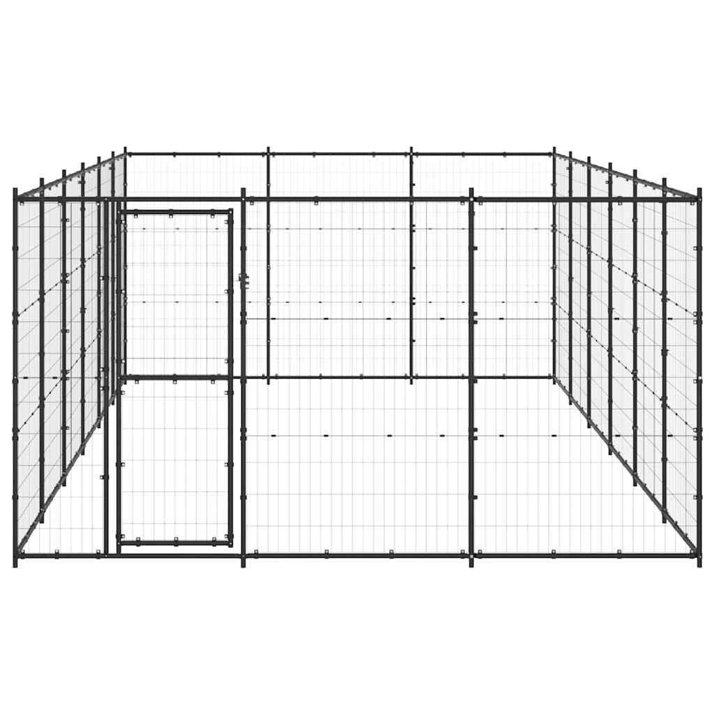 Kültéri acél kutyakennel 21,78 m² - Image 4