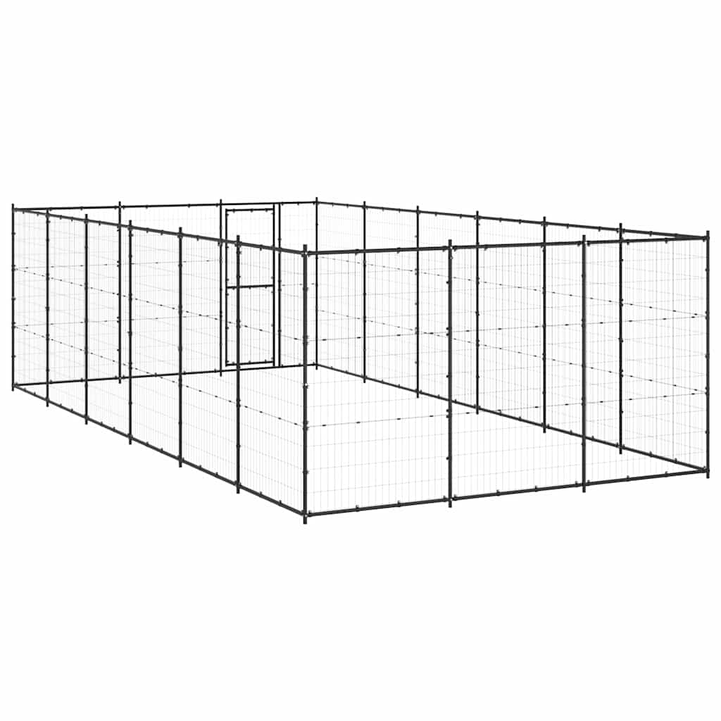 Kültéri acél kutyakennel 21,78 m² - Image 5