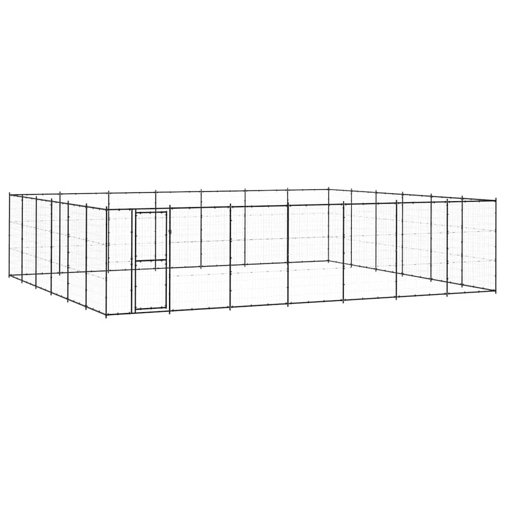 Kültéri acél kutyakennel 50,82 m² - Image 2