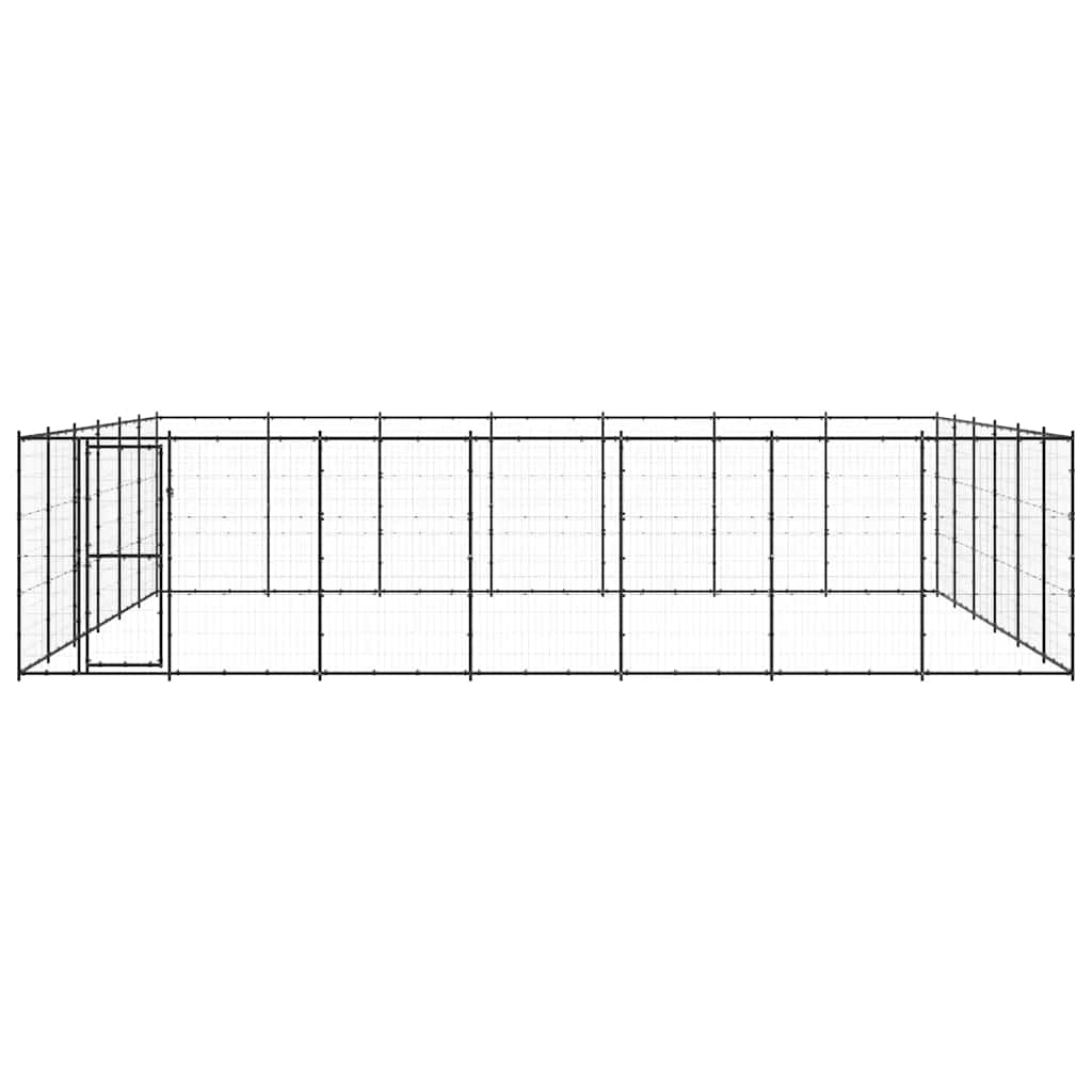 Kültéri acél kutyakennel 50,82 m² - Image 4