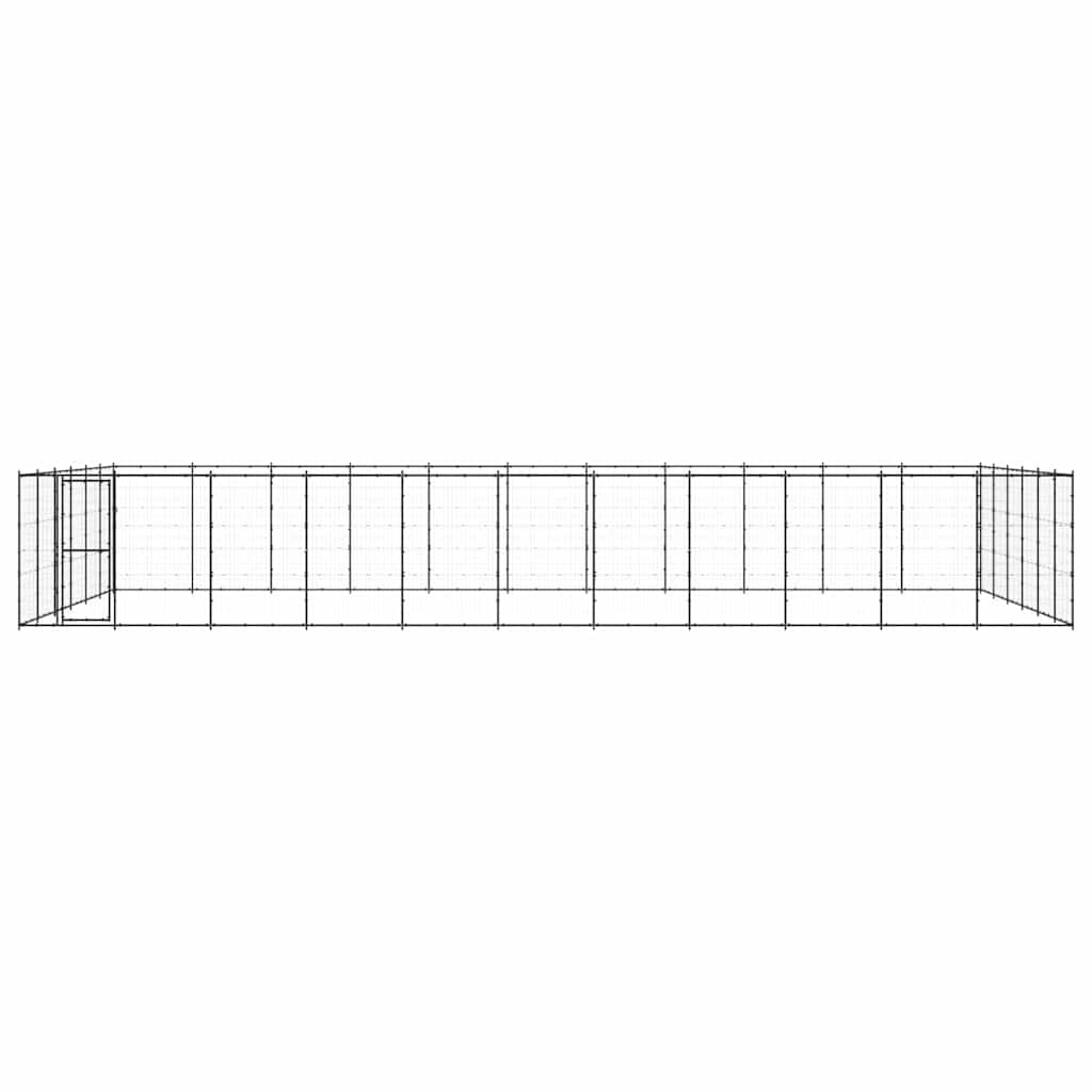 Kültéri acél kutyakennel 79,86 m² - Image 4