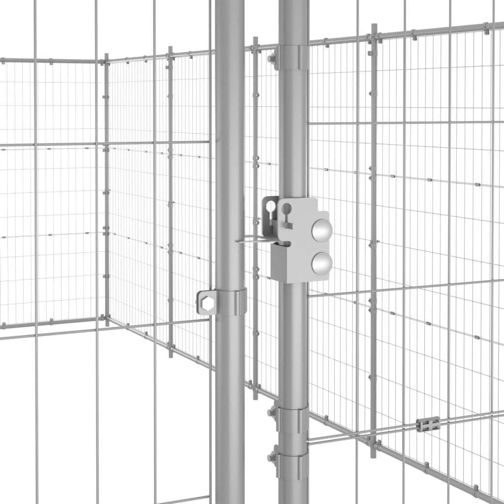 Kültéri horganyozott acél kutyakennel 65,34 m² - Image 5