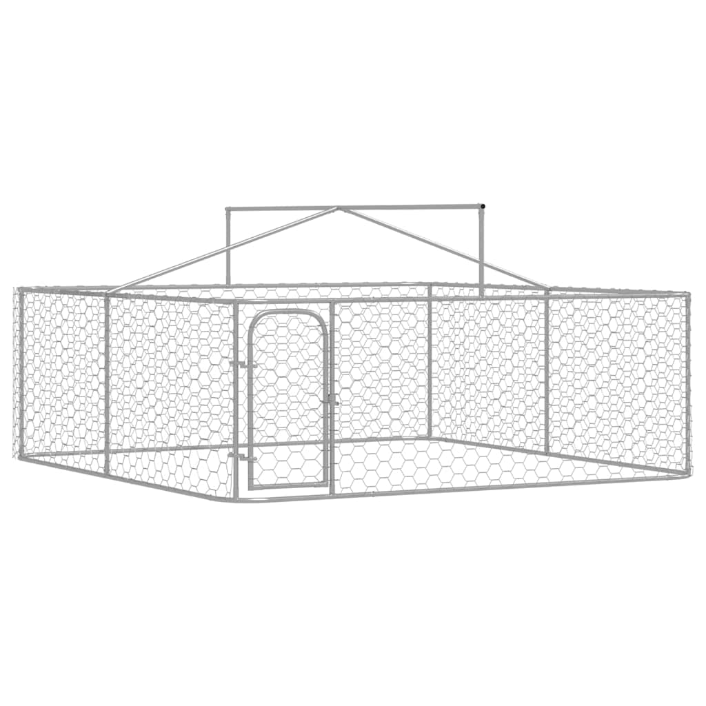 Kültéri kutyakennel tetővel 300 x 300 x 150 cm - Image 5
