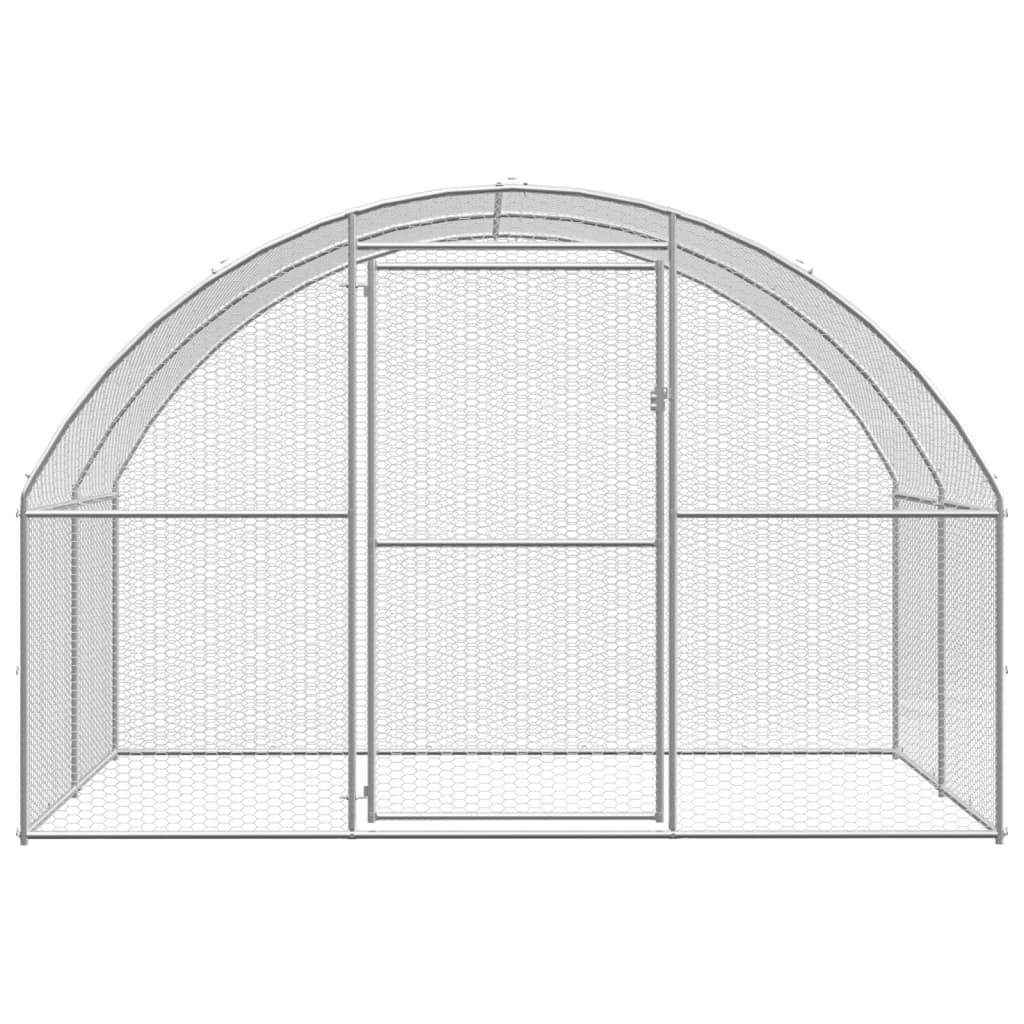 Kültéri horganyzott acél tyúkól 3 x 10 x 2 m - Image 4