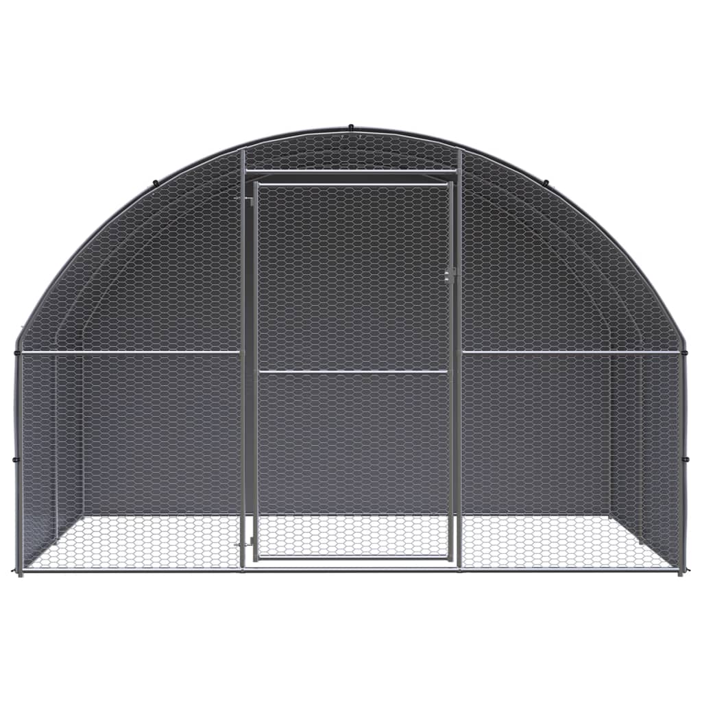 Kültéri horganyzott acél tyúkól 3 x 2 x 2 m - Image 2