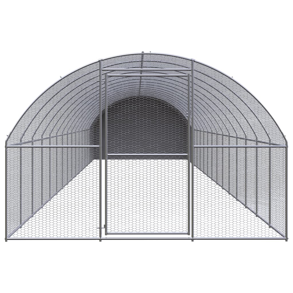Kültéri horganyzott acél tyúkól 3 x16 x 2 m - Image 2