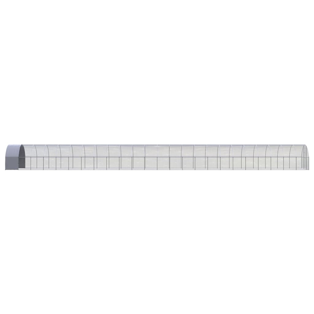 Kültéri horganyzott acél tyúkól 3 x 24 x 2 m - Image 5