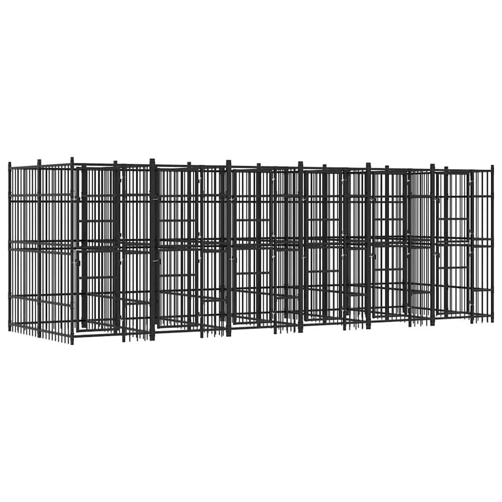 Acél kültéri kutyakennel 11,06 m² - Image 2