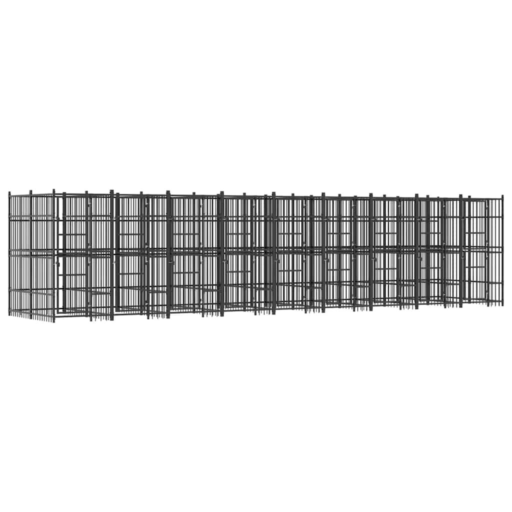 Acél kültéri kutyakennel 16,59 m² - Image 2