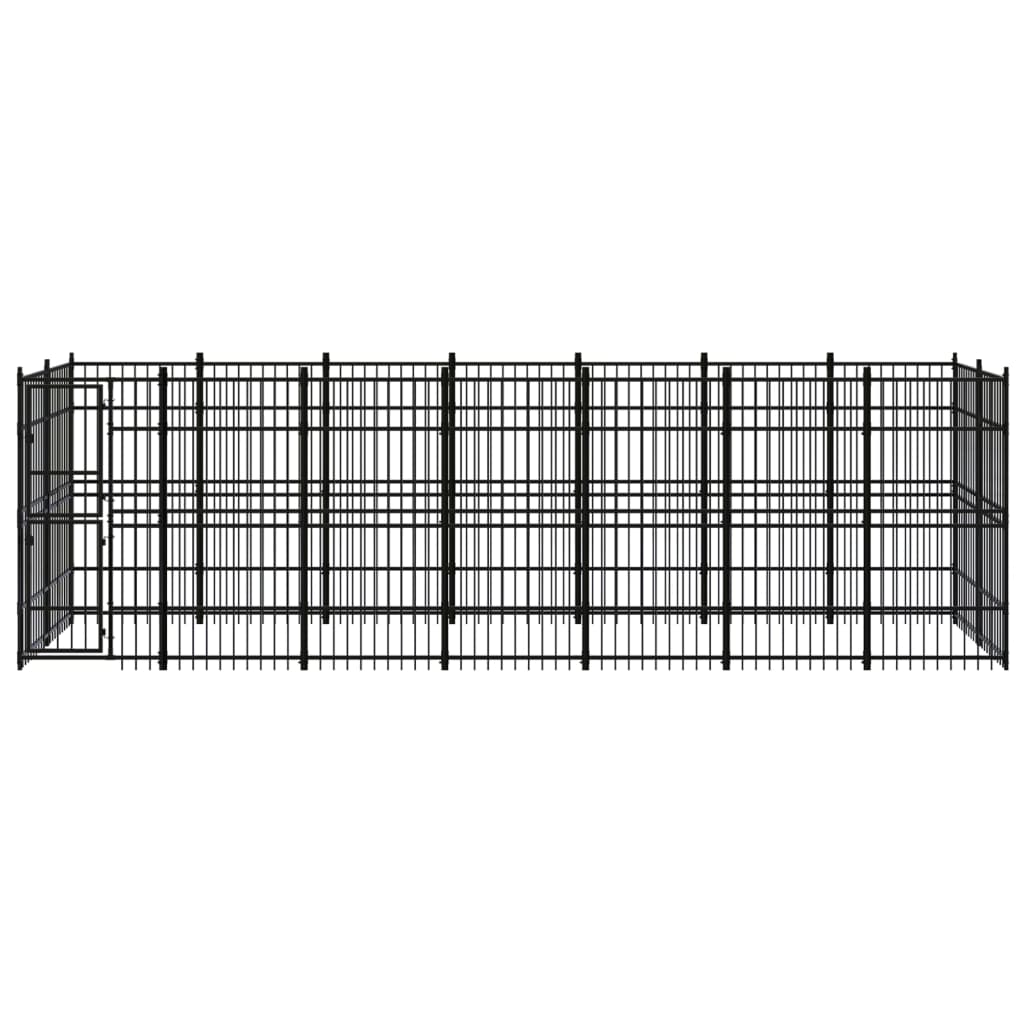 Acél kültéri kutyakennel 12,9 m² - Image 2
