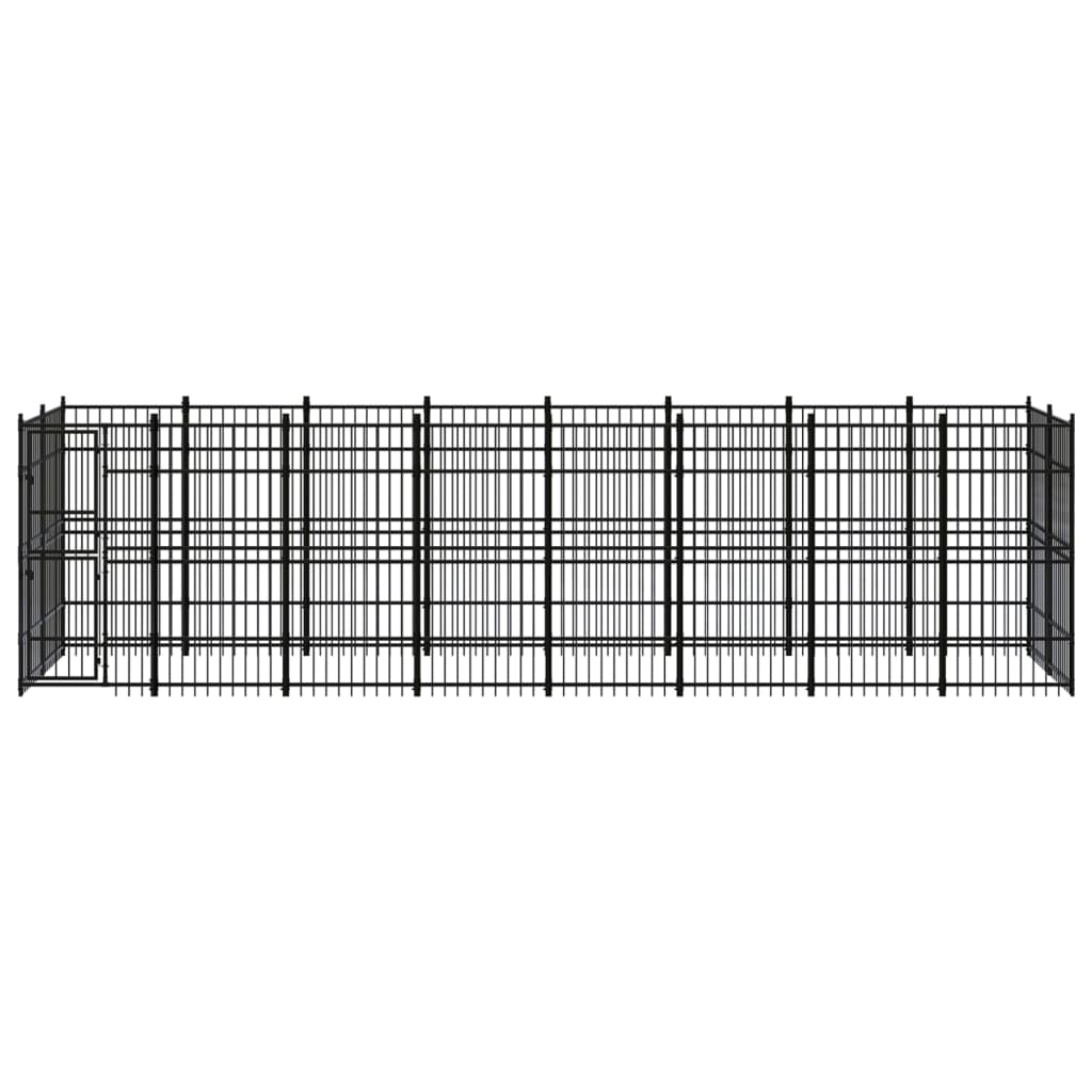 Acél kültéri kutyakennel 14,75 m² - Image 2