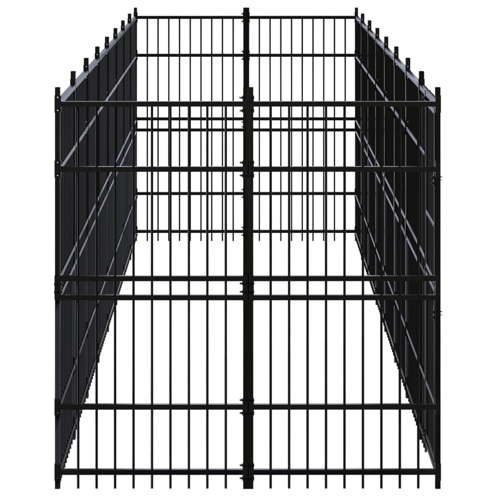 Acél kültéri kutyakennel 14,75 m² - Image 3