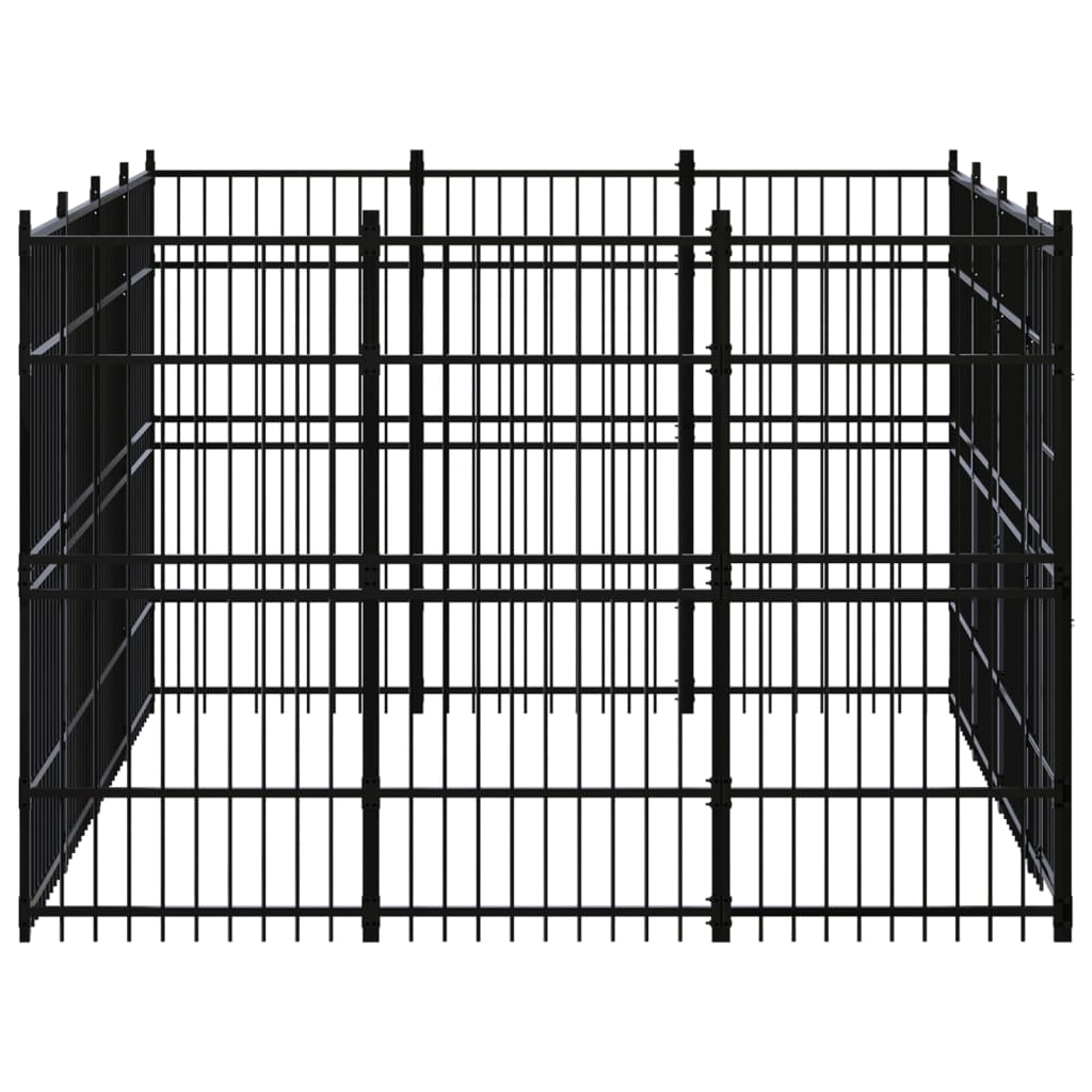 Acél kültéri kutyakennel 11,06 m² - Image 3