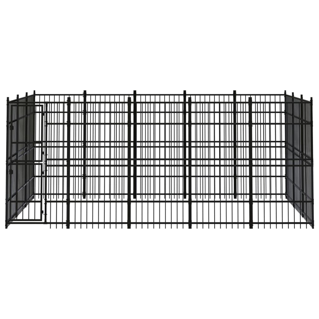 Acél kültéri kutyakennel 13,82 m² - Image 2
