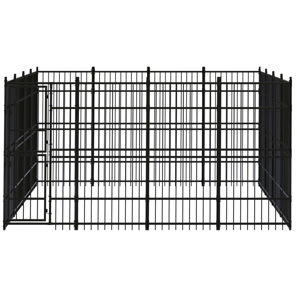 Acél kültéri kutyakennel 14,75 m² - Image 2