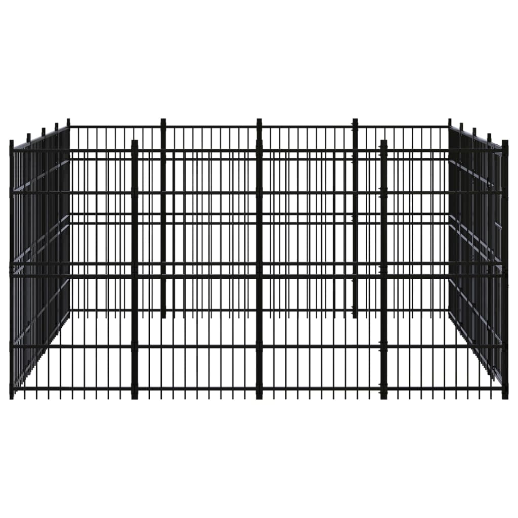 Acél kültéri kutyakennel 14,75 m² - Image 3