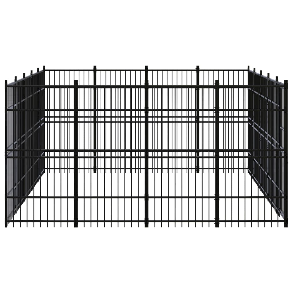 Acél kültéri kutyakennel 18,43 m² - Image 3