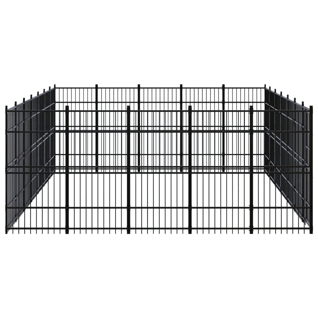 Acél kültéri kutyakennel 32,26 m² - Image 3